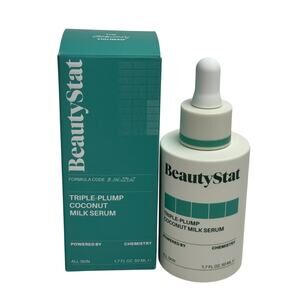 BeautyStat Triple Plump Coconut Milk Serum 1.7 fl oz 50 ml‎ All Skin Types